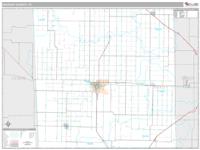 Hockley County, TX Wall Map Zip Code
