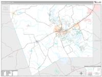 Hood County, TX Wall Map Zip Code
