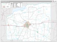 Hopkins County, TX Wall Map Zip Code