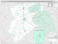 Houston County, TX Wall Map