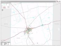 Howard County, TX Wall Map Zip Code