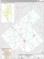 Karnes County, TX Wall Map Zip Code