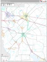 Kaufman County, TX Wall Map