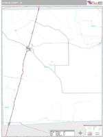 La Salle County, TX Wall Map Zip Code
