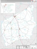 Leon County, TX Wall Map Zip Code