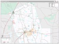 Liberty County, TX Wall Map Zip Code