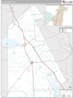 Live Oak County, TX Wall Map Zip Code