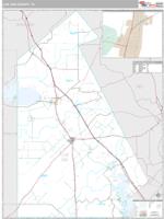 Live Oak County, TX Wall Map