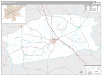 Madison County, TX Wall Map Zip Code