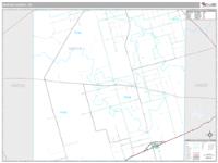 Martin County, TX Wall Map Zip Code