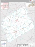 Milam County, TX Wall Map Zip Code