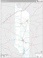 Morris County, TX Wall Map Zip Code