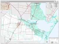 Nueces County, TX Wall Map Zip Code