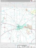 Parker County, TX Wall Map