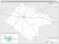 Pecos County, TX Wall Map Zip Code