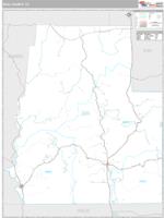 Real County, TX Wall Map Zip Code