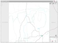 Roberts County, TX Wall Map Zip Code