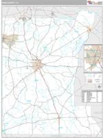 Rusk County, TX Wall Map Zip Code