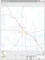 Scurry County, TX Wall Map