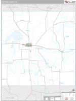 Stephens County, TX Wall Map Zip Code