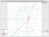 Terry County, TX Wall Map Zip Code