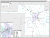 Tom Green County, TX Wall Map Zip Code