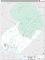 Trinity County, TX Wall Map Zip Code