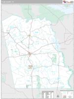 Tyler County, TX Wall Map Zip Code