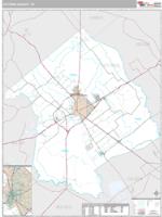 Victoria County, TX Wall Map Zip Code