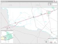 Ward County, TX Wall Map Zip Code
