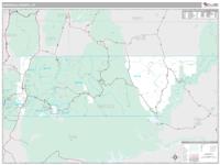 Garfield County, UT Wall Map Zip Code