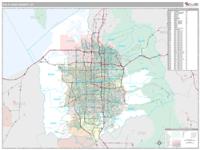 Salt Lake County, UT Wall Map Zip Code
