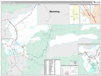 Summit County, UT Wall Map Zip Code
