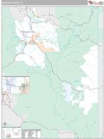 Wasatch County, UT Wall Map Zip Code