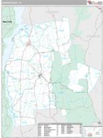 Addison County, VT Wall Map Zip Code
