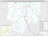 Orleans County, VT Wall Map Zip Code
