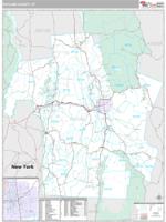 Rutland County, VT Wall Map Zip Code