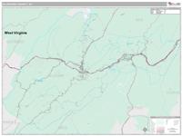 Alleghany County, VA Wall Map Zip Code