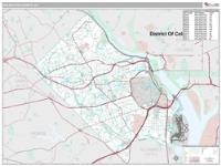 Arlington County, VA Wall Map Zip Code
