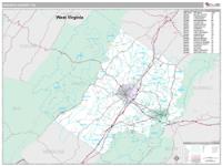 Augusta County, VA Wall Map Zip Code