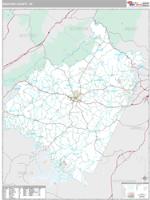 Bedford County, VA Wall Map Zip Code