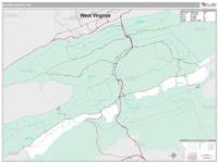 Bland County, VA Wall Map Zip Code