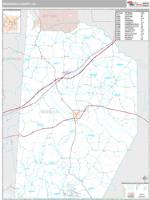 Brunswick County, VA Wall Map Zip Code