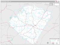 Buckingham County, VA Wall Map Zip Code