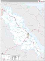 Essex County, VA Wall Map Zip Code