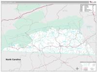 Grayson County, VA Wall Map Zip Code