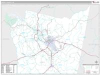 Henry County, VA Wall Map Zip Code