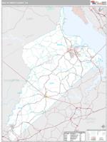 Isle of Wight County, VA Wall Map Zip Code