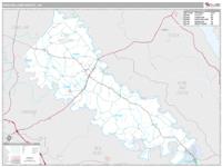 King William County, VA Wall Map Zip Code