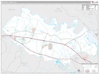 New Kent County, VA Wall Map Zip Code